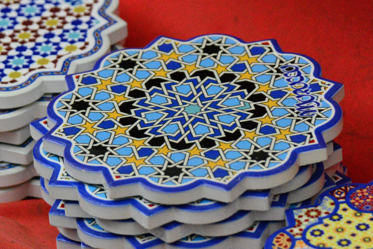 Podkładki Zellige-Blue & Yellow