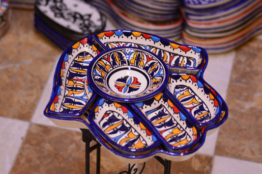 Hamsa Blue & Orange