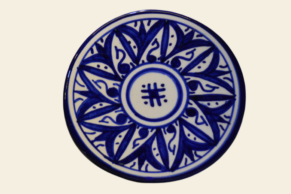 Talerzyk Meknes Blue